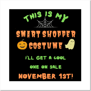 Smart Shopper Lazy Halloween Costume Posters and Art